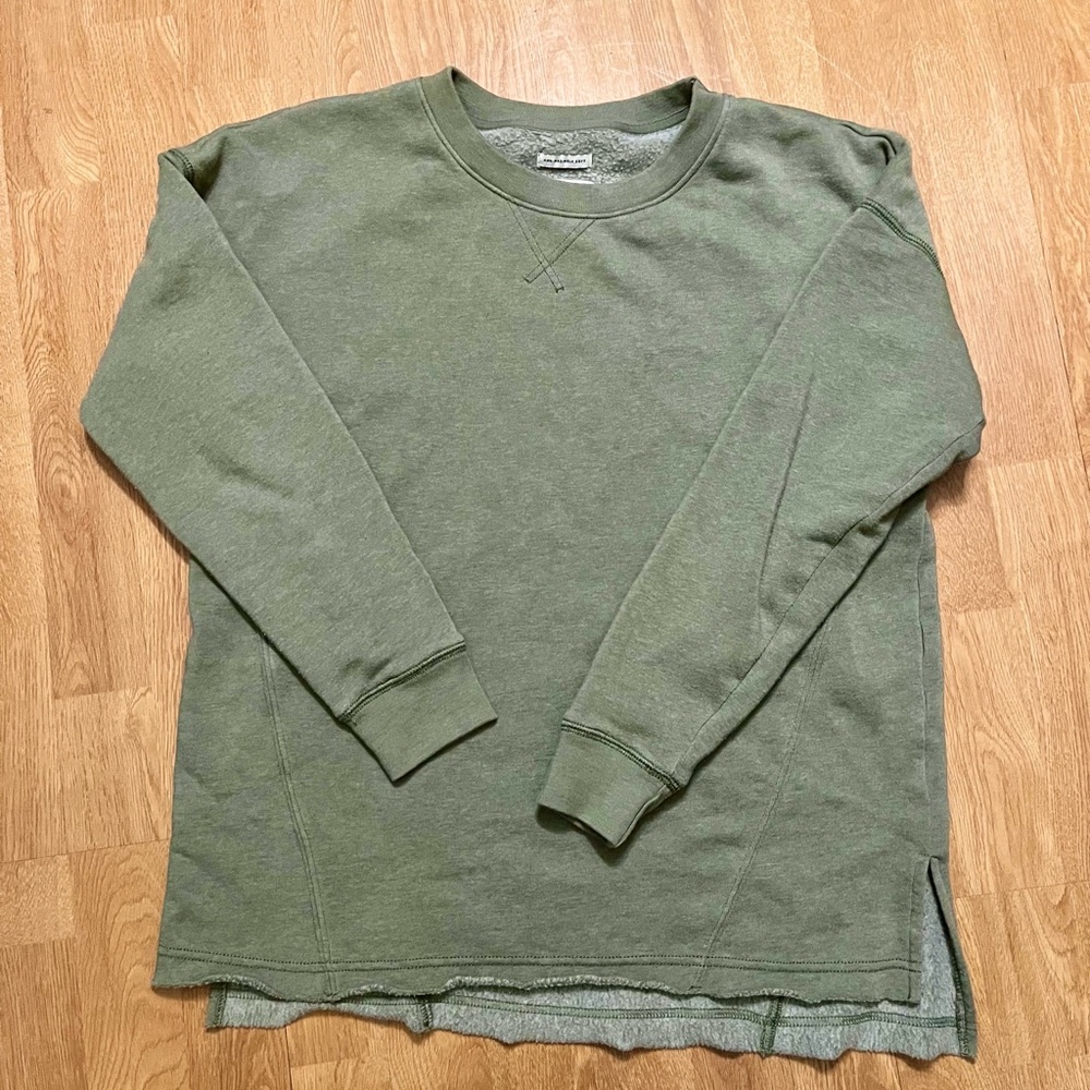 Soft faded green American Eagle crewneck